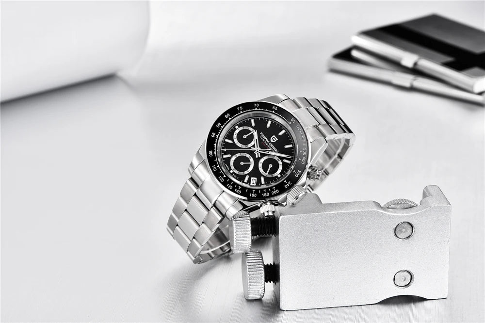 PAGANI DESIGN New 2024 Quartz Men's Watches Business Watch Mens Watches Top Brand Luxury Watch Men Chronograph VK63 Waterproof