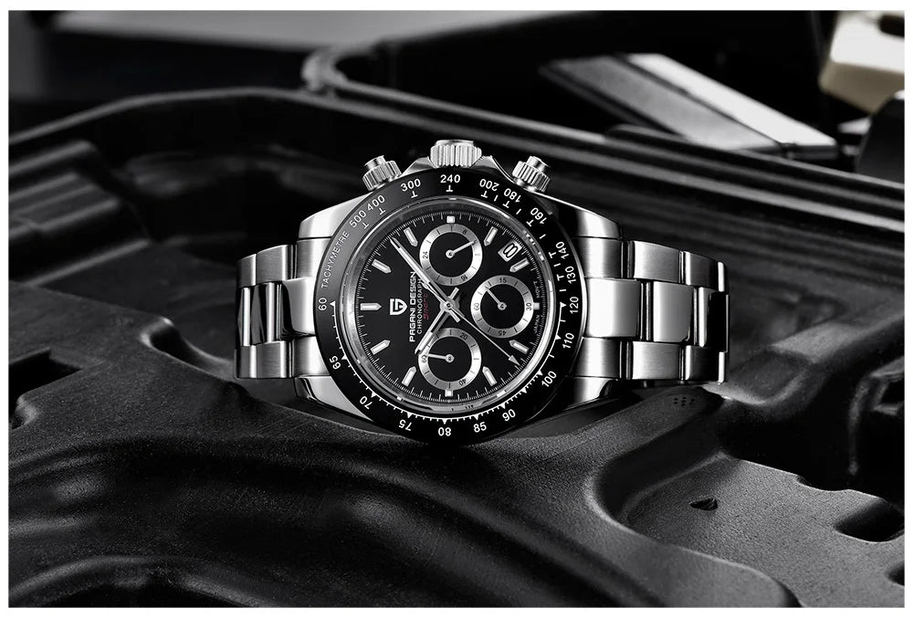 PAGANI DESIGN New 2024 Quartz Men's Watches Business Watch Mens Watches Top Brand Luxury Watch Men Chronograph VK63 Waterproof