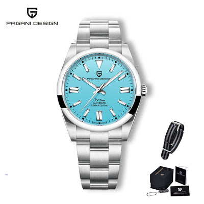 PAGANI DESIGN 2025 New Men's Mechanical Watch NH35 Luminous PD1690 Calendar Stainless Steel Sapphire Crystal Reloj Hombre