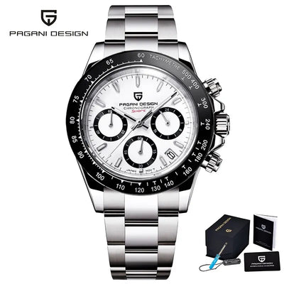 POEDAGAR Casual Square Leather Quartz Waterproof Luminous Luxury Fashion Men’s Watch