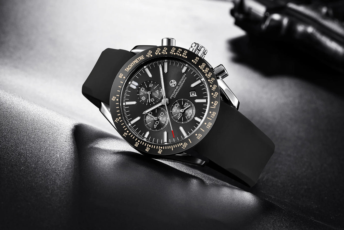 PAGANI DESIGN （Pagrne） New Men Quartz Watch Rubber Belt Men's Luxury Watch Fashion Casual Sports Male Clock Relogio Maasculino