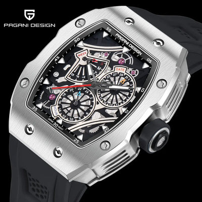 PAGANI DESIGN 2023 New Men‘s Quartz Watch AR Sapphire Glass Stainless Steel Case Sport Waterproof Clock Reloj Hombre Classics