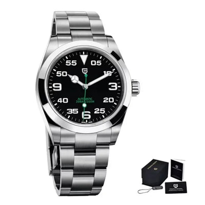PAGANI DESIGN 2024 New 40mm Luxury Men's Mechanical AR Coated 100M Water Resistant Sapphire Glass Automatic Watch Men watches