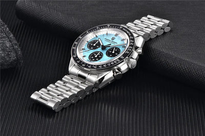PAGANI DESIGN 1701 New Men's Watches Top Luxury Quartz Watch For Men Auto Date Speed Chronograph AR Sapphire Mirror Wristwatch