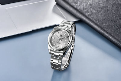 PAGANI DESIGN 2025 New Men's Mechanical Watch NH35 Luminous PD1690 Calendar Stainless Steel Sapphire Crystal Reloj Hombre