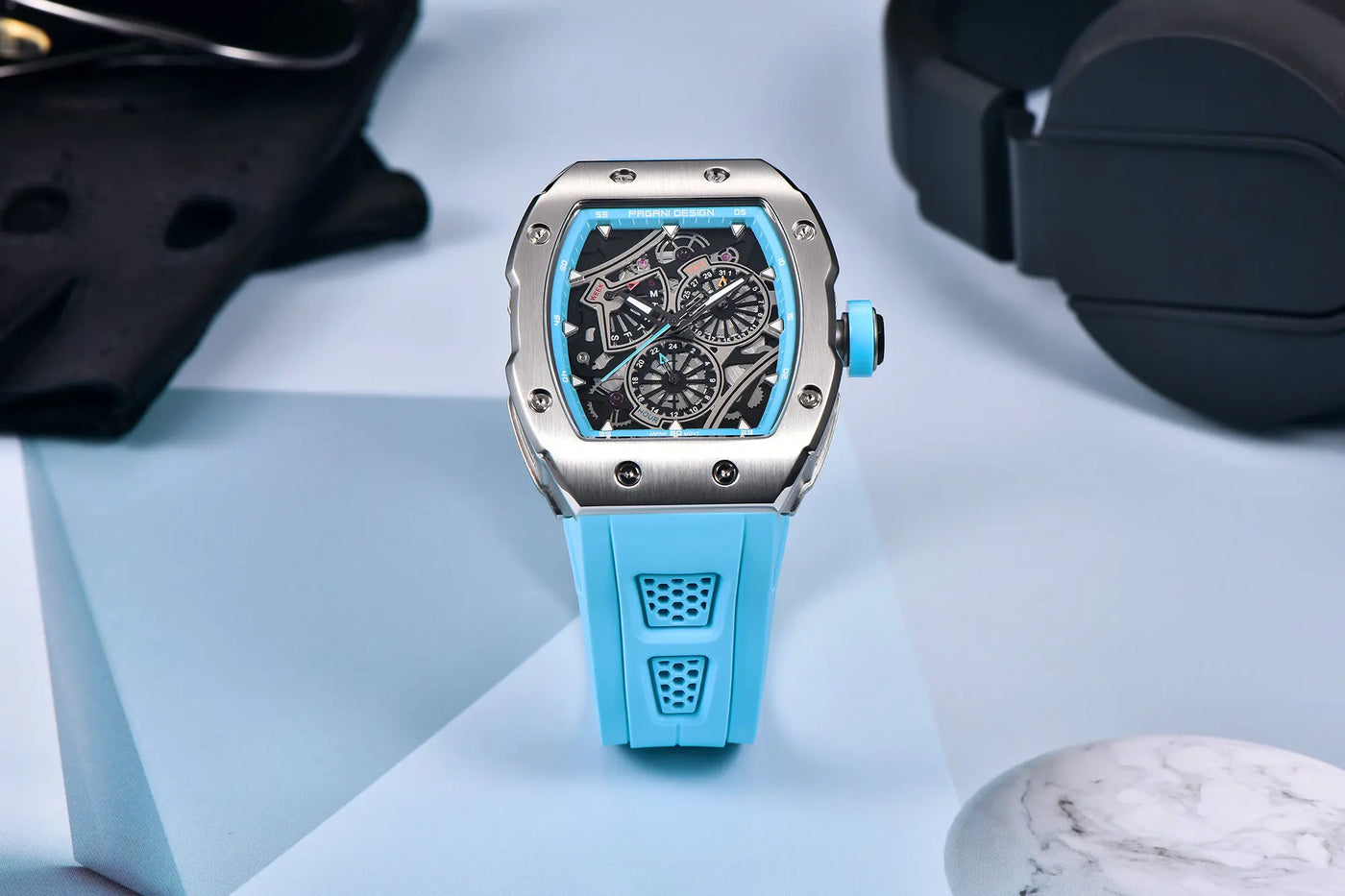 PAGANI DESIGN 2023 New Men‘s Quartz Watch AR Sapphire Glass Stainless Steel Case Sport Waterproof Clock Reloj Hombre Classics