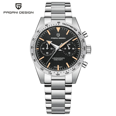 PAGANI DESIGN 2023 NEW Watches Quartz Watch For Men Speed Chronograph Waterproof VK64 AR Sapphire Mirror Wristwatch Reloj Hombre