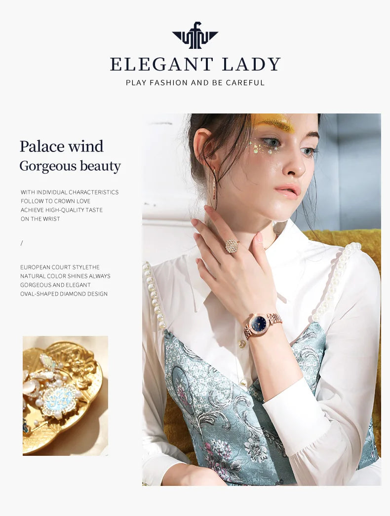 OUPINKE 3191 Luxury Women Watch Original Top Brand Waterproof Sapphire Mirror Diamond Watch Swiss Movement Quartz Women Watch