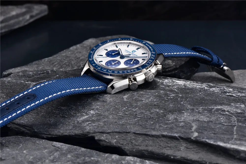 PAGANI DESIGN 1701 New Men's Watches Top Luxury Quartz Watch For Men Auto Date Speed Chronograph AR Sapphire Mirror Wristwatch