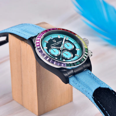 PAGANI DESIGN New 40MM Rainbow Circle Luxury Men's Watch Multi functional Automatic Watch Men's Sapphire Glass Waterproof