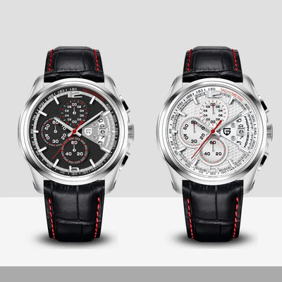 PAGANI DESIGN 2024 Luxury Men Quartz Leather Military Watch Relogio Masculino