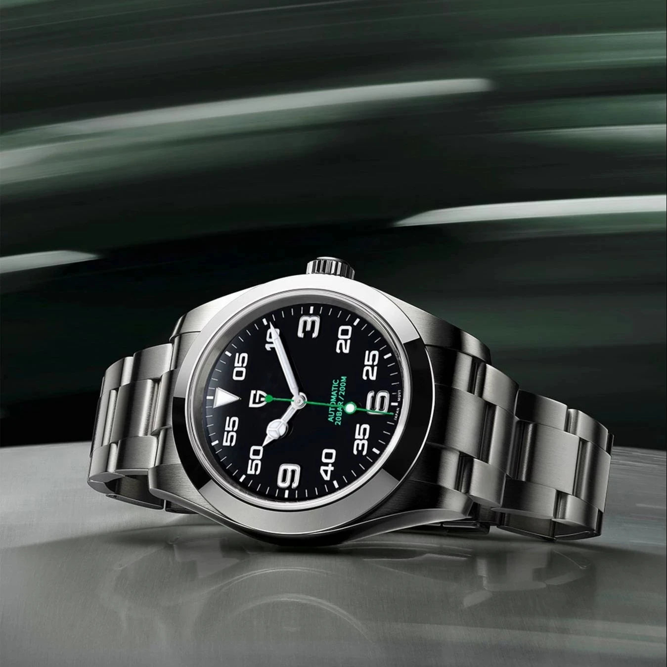 PAGANI DESIGN 2024 New 40mm Luxury Men's Mechanical AR Coated 100M Water Resistant Sapphire Glass Automatic Watch Men watches