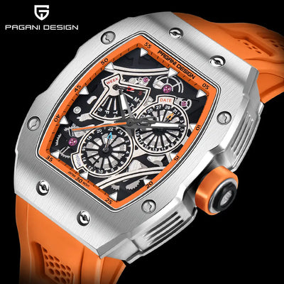 PAGANI DESIGN 2023 New Men‘s Quartz Watch AR Sapphire Glass Stainless Steel Case Sport Waterproof Clock Reloj Hombre Classics
