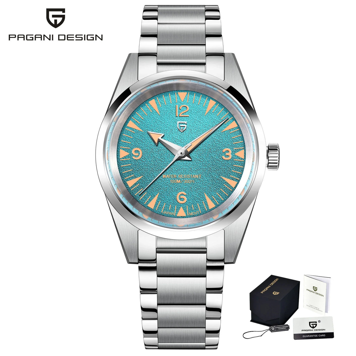 PAGANI DESIGN 2025 New VH31 Luxury Men's Quartz Watch with Luminous C3 Sapphire Stainless Steel Waterproof 10 Bar Reloj Hombre W