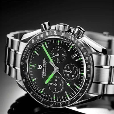 PAGANI DESIGN 1701 New Men's Watches Top Luxury Quartz Watch For Men Auto Date Speed Chronograph AR Sapphire Mirror Wristwatch