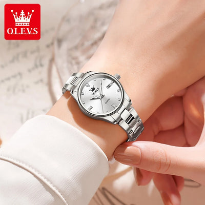 OLEVS Fashion Trend Watch for Women High Quality Waterproof Luminous Calendar Quartz Original Casual Simple Women Wrist Watches