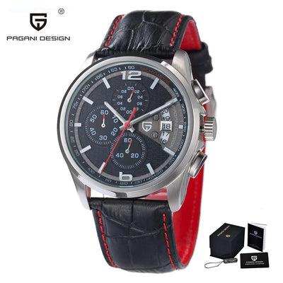 PAGANI DESIGN 2024 Quartz Leather Military Luxury Men’s Relogio Masculino Watch