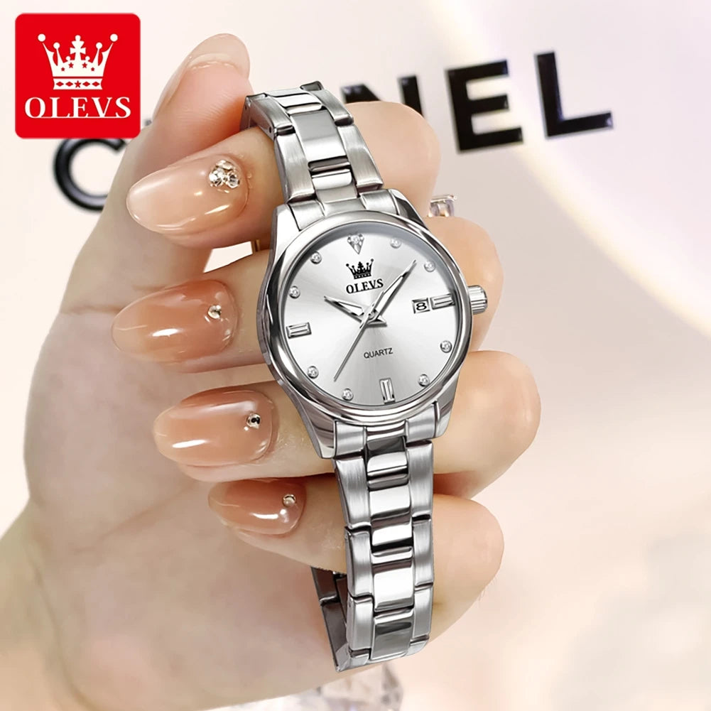 OLEVS Fashion Trend Watch for Women High Quality Waterproof Luminous Calendar Quartz Original Casual Simple Women Wrist Watches