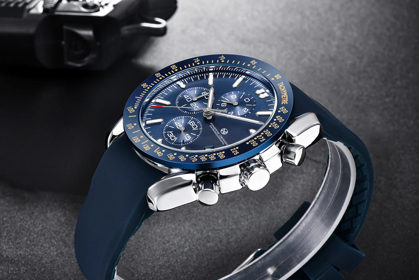 PAGANI DESIGN （Pagrne） New Men Quartz Watch Rubber Belt Men's Luxury Watch Fashion Casual Sports Male Clock Relogio Maasculino