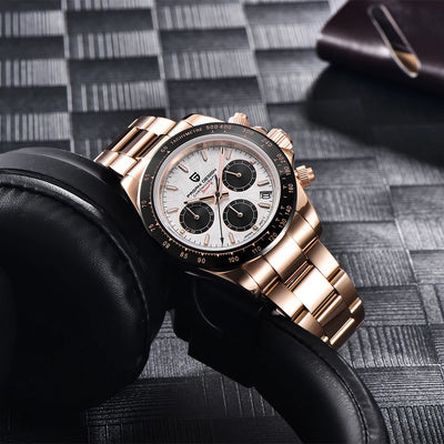 PAGANI DESIGN Men Watches Luxury Automatic Date Watch Men Quartz Watches For Men Brand Chronograph Japan VK63 Sapphire