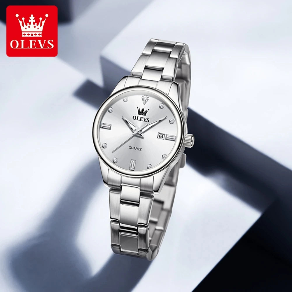 OLEVS Fashion Trend Watch for Women High Quality Waterproof Luminous Calendar Quartz Original Casual Simple Women Wrist Watches