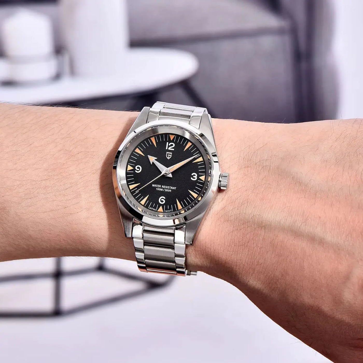 PAGANI DESIGN 2025 New VH31 Luxury Men's Quartz Watch with Luminous C3 Sapphire Stainless Steel Waterproof 10 Bar Reloj Hombre W