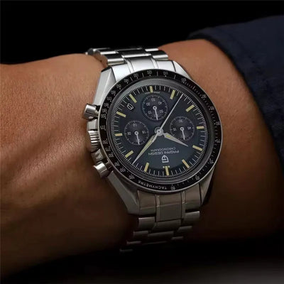 PAGANI DESIGN 1701 New Men's Watches Top Luxury Quartz Watch For Men Auto Date Speed Chronograph AR Sapphire Mirror Wristwatch