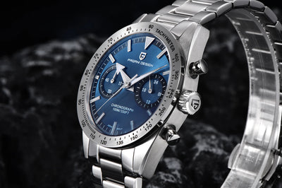 PAGANI DESIGN 2023 NEW Watches Quartz Watch For Men Speed Chronograph Waterproof VK64 AR Sapphire Mirror Wristwatch Reloj Hombre