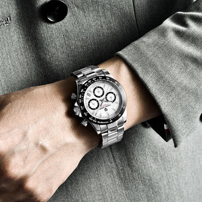 PAGANI DESIGN New 2024 Quartz Men's Watches Business Watch Mens Watches Top Brand Luxury Watch Men Chronograph VK63 Waterproof