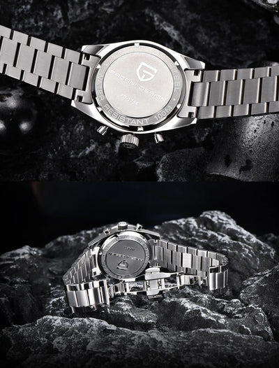 PAGANI DESIGN 2023 NEW Watches Quartz Watch For Men Speed Chronograph Waterproof VK64 AR Sapphire Mirror Wristwatch Reloj Hombre