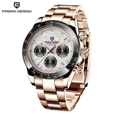 PAGANI DESIGN New 2024 Quartz Men's Watches Business Watch Mens Watches Top Brand Luxury Watch Men Chronograph VK63 Waterproof