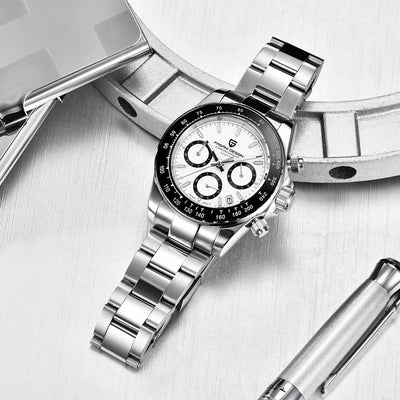 PAGANI DESIGN New 2024 Quartz Men's Watches Business Watch Mens Watches Top Brand Luxury Watch Men Chronograph VK63 Waterproof