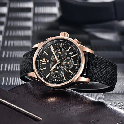 PAGANI DESIGN Quartz Watches for Men, VK63, Sports, Luxury, Sapphire Glass, Chronograph, Stainless Steel, PDYS008