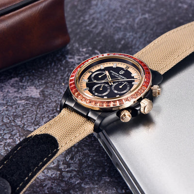 PAGANI DESIGN New 40MM Rainbow Circle Luxury Men's Watch Multi functional Automatic Watch Men's Sapphire Glass Waterproof