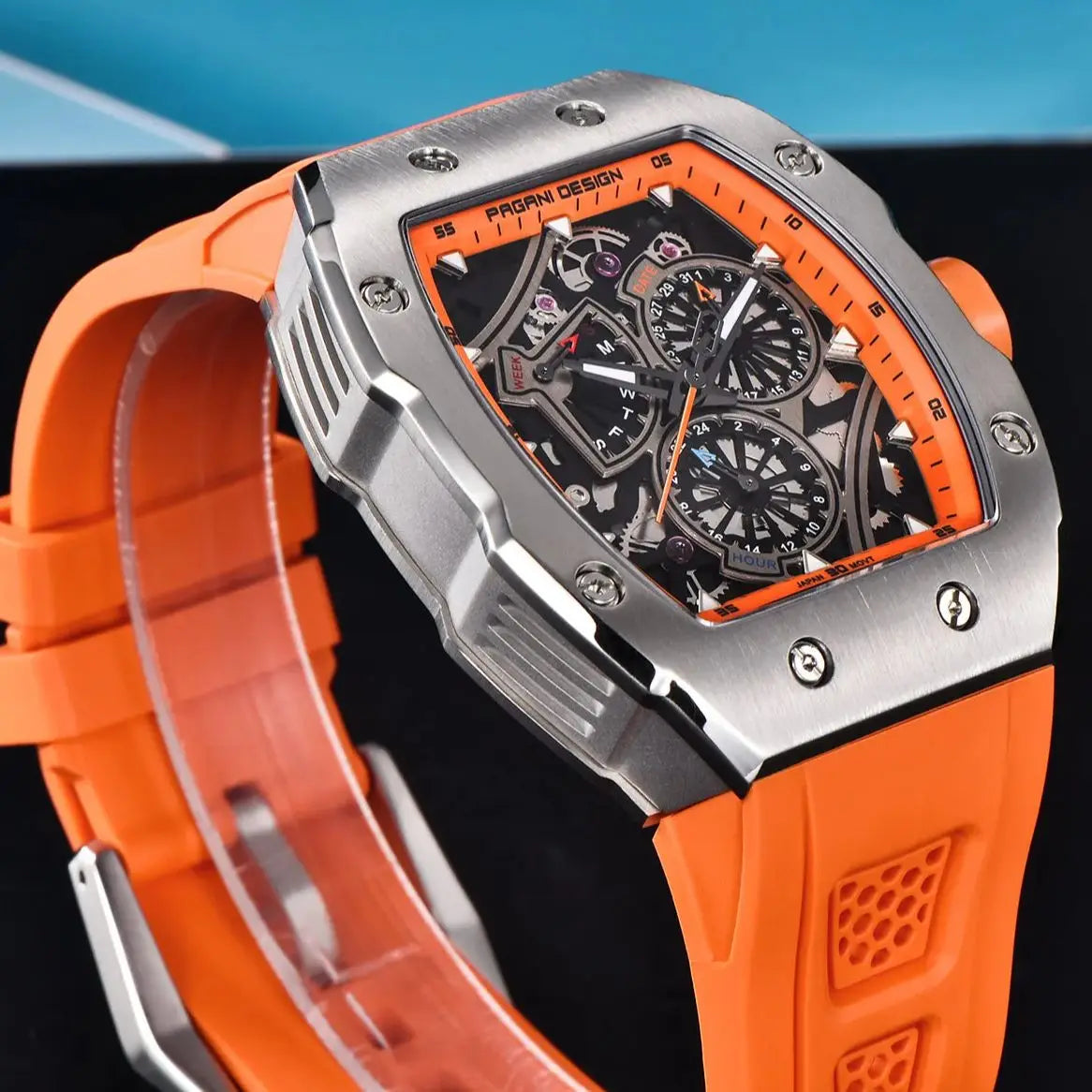 PAGANI DESIGN 2023 New Men‘s Quartz Watch AR Sapphire Glass Stainless Steel Case Sport Waterproof Clock Reloj Hombre Classics
