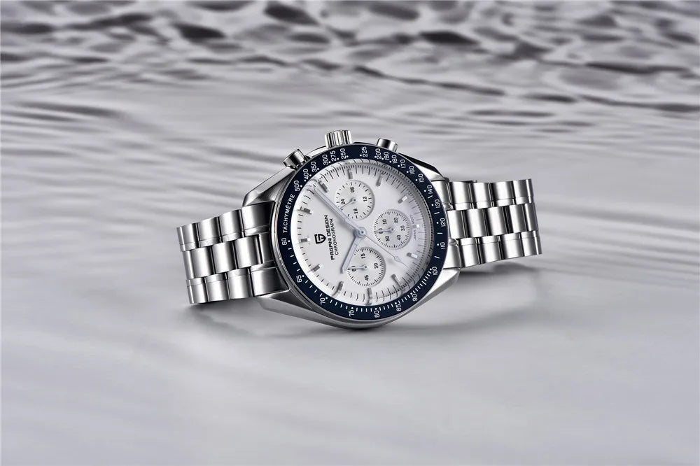 PAGANI DESIGN 1701 New Men's Watches Top Luxury Quartz Watch For Men Auto Date Speed Chronograph AR Sapphire Mirror Wristwatch