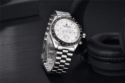 PAGANI DESIGN 1701 New Men's Watches Top Luxury Quartz Watch For Men Auto Date Speed Chronograph AR Sapphire Mirror Wristwatch