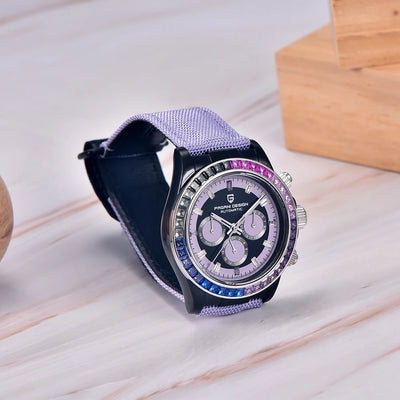 PAGANI DESIGN New 40MM Rainbow Circle Luxury Men's Watch Multi functional Automatic Watch Men's Sapphire Glass Waterproof