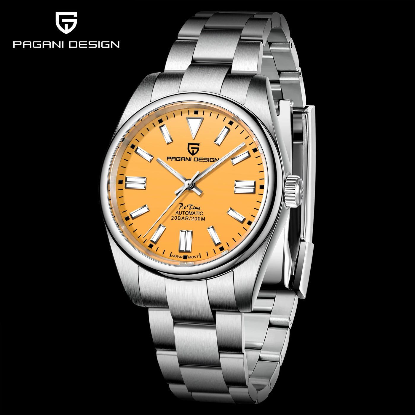 PAGANI DESIGN 2025 New Men's Mechanical Watch NH35 Luminous PD1690 Calendar Stainless Steel Sapphire Crystal Reloj Hombre
