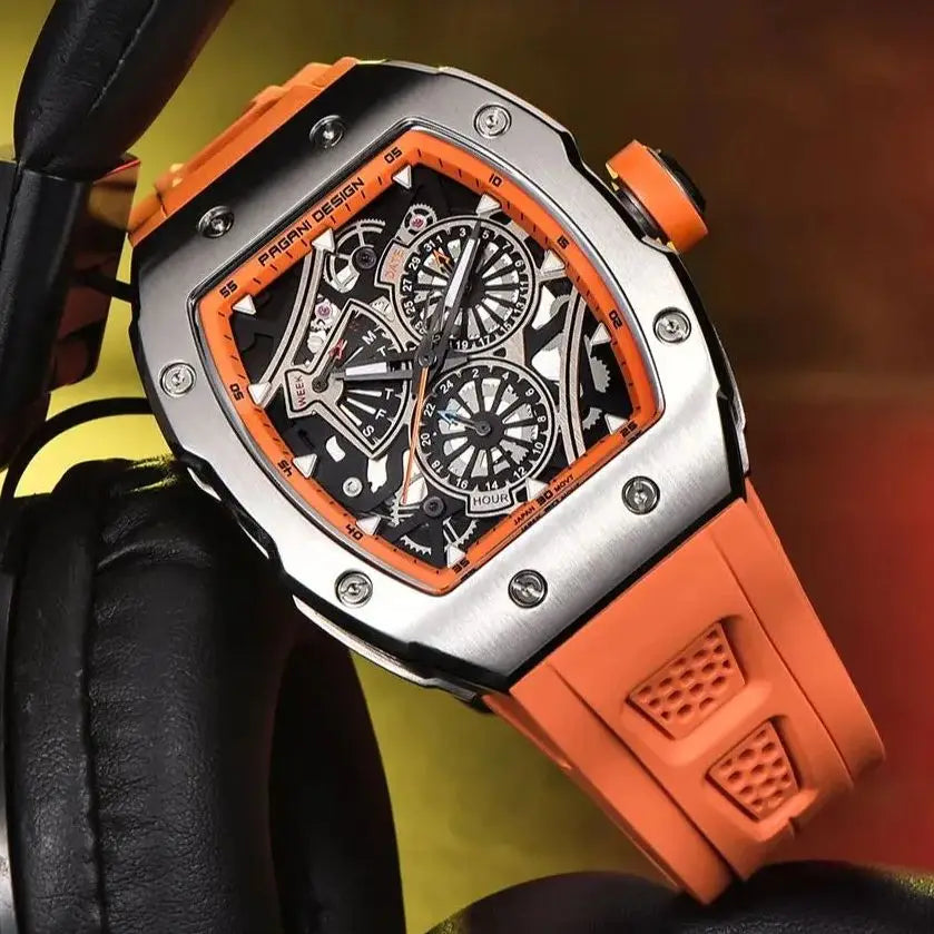PAGANI DESIGN 2023 New Men‘s Quartz Watch AR Sapphire Glass Stainless Steel Case Sport Waterproof Clock Reloj Hombre Classics