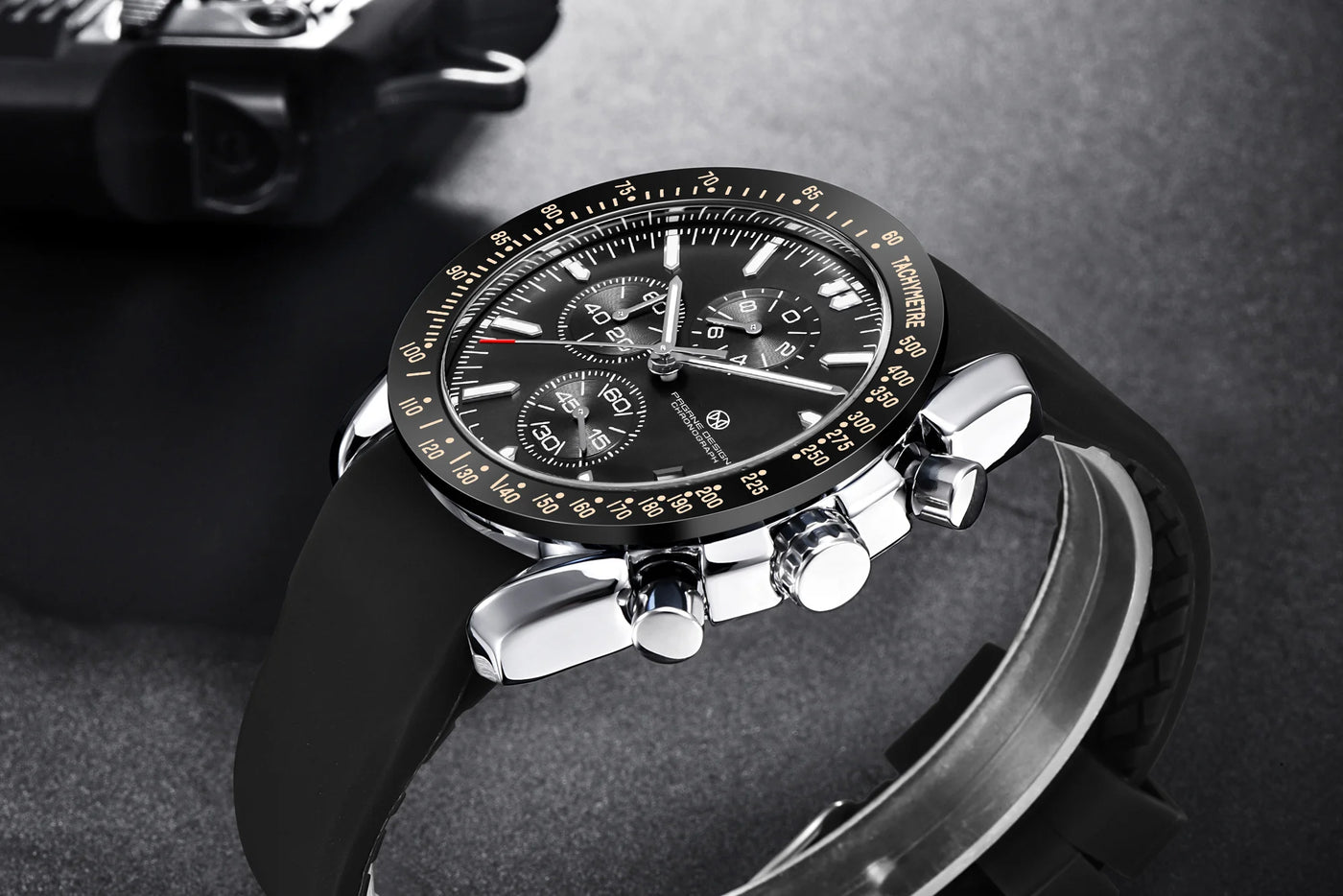 PAGANI DESIGN （Pagrne） New Men Quartz Watch Rubber Belt Men's Luxury Watch Fashion Casual Sports Male Clock Relogio Maasculino