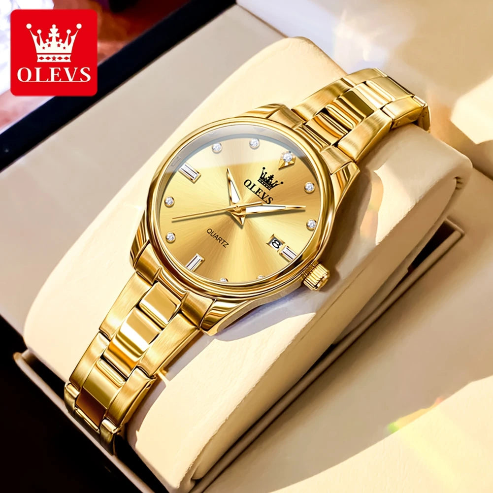 OLEVS Fashion Trend Watch for Women High Quality Waterproof Luminous Calendar Quartz Original Casual Simple Women Wrist Watches