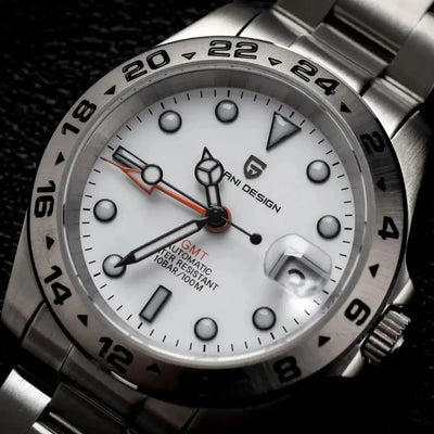 PAGANI DESIGN 2024 NEW NH34 GMT Men Automatic Mechanical Watch Adventurer Stainless Steel Luxur Waterproof Sapphire Reloj Hombre