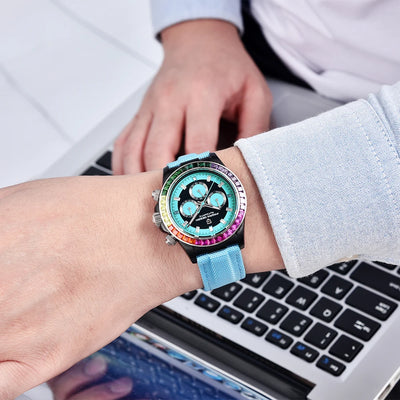 PAGANI DESIGN New 40MM Rainbow Circle Luxury Men's Watch Multi functional Automatic Watch Men's Sapphire Glass Waterproof
