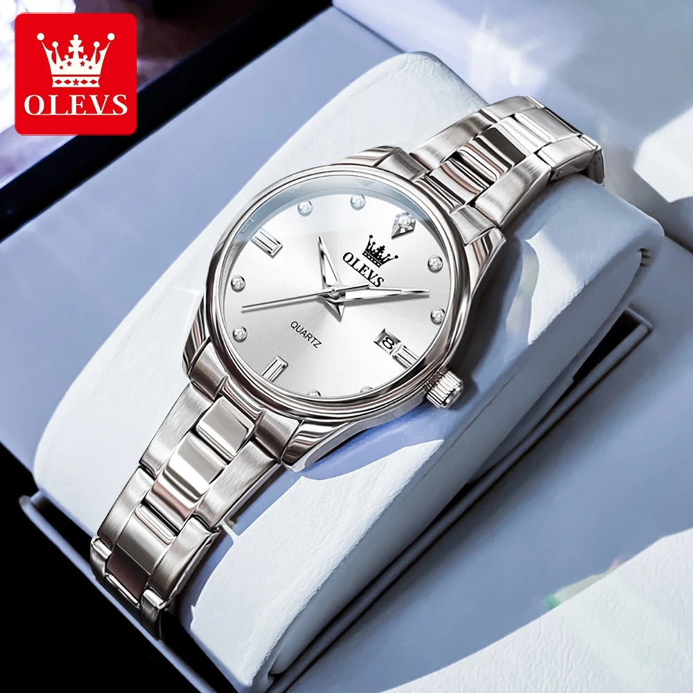 OLEVS Fashion Trend Watch for Women High Quality Waterproof Luminous Calendar Quartz Original Casual Simple Women Wrist Watches