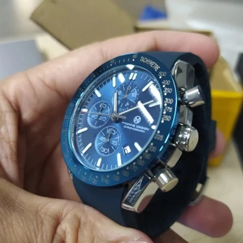 PAGANI DESIGN （Pagrne） New Men Quartz Watch Rubber Belt Men's Luxury Watch Fashion Casual Sports Male Clock Relogio Maasculino