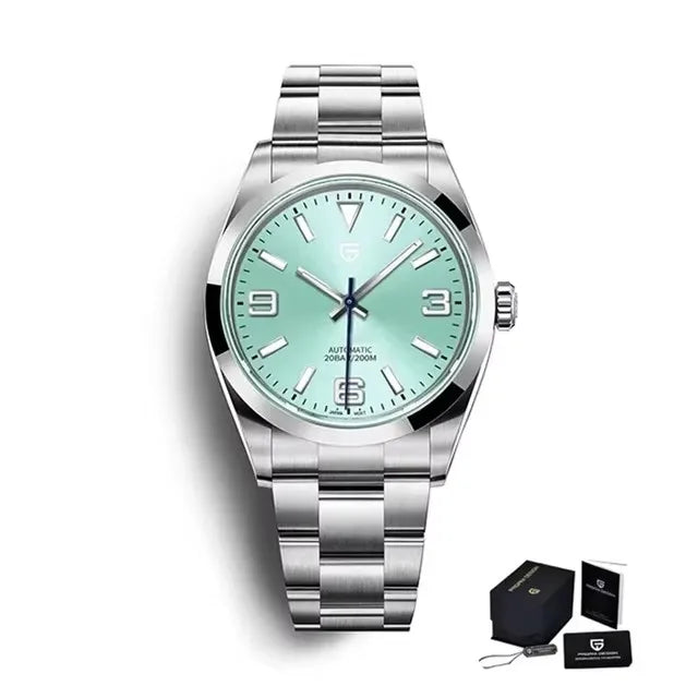 PAGANI DESIGN 2024 New 40mm Luxury Men's Mechanical AR Coated 100M Water Resistant Sapphire Glass Automatic Watch Men watches