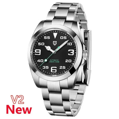 PAGANI DESIGN 2024 New 40mm Luxury Men's Mechanical AR Coated 100M Water Resistant Sapphire Glass Automatic Watch Men watches