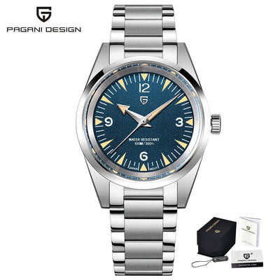 PAGANI DESIGN 2025 New VH31 Luxury Men's Quartz Watch with Luminous C3 Sapphire Stainless Steel Waterproof 10 Bar Reloj Hombre W