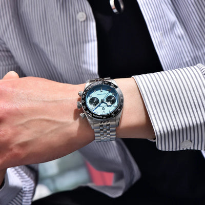 PAGANI DESIGN 2025 New Men's Quartz Watches New Release full Stainless Steel Waterproof Sports Chronograph Wrist Watch for Men